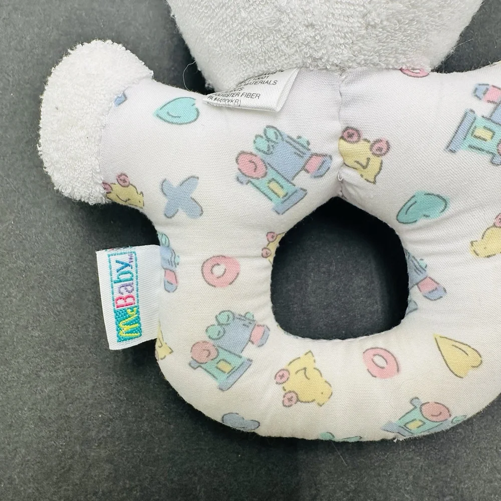 Soft Dreams Bunny Rabbit Terrycloth Rattle McBaby Stuffed Plush 10